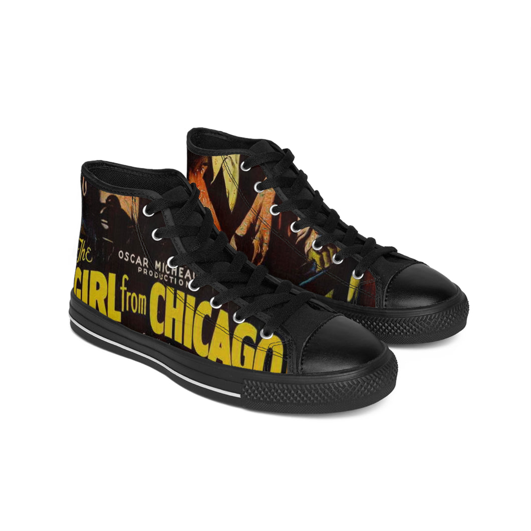 Black Cinema Crew Shoe: Women's Girl From Chicago High-top Sneakers