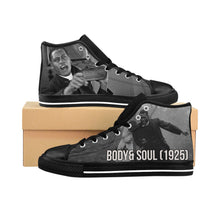 Load image into Gallery viewer, Black Cinema Crew Shoe: Men&#39;s High-top Sneakers
